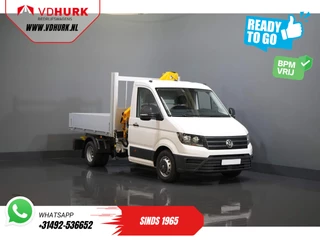 Volkswagen Crafter Volkswagen Crafter 50 165 pk Effer 352S Kraan/ Crane/ Kran/ Autokran/ PTO/ Open laadbak/ Dubbel Lucht - afbeelding nr 8