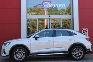 Audi Q3 Audi Q3 Sportback 35 TFSI 150PK S-TRONIC 7 S EDITION * NIEUWSTAAT * | S-LINE EXTERIEUR | S-LINE INTERIEUR | AUDI VIRTUAL COCKPIT | PANORAMISCH SCHUIF / KANTELDAK | NAVIGATIE | TWIN LEDEREN BEKLEDING ZWART MET ROTSGRIJS STIKSEL | VOORSTOELEN VERWARMBAAR | ACHTERUITRIJCAMERA | PARKEERSENSOREN VOOR / ACHTER | DODEHOEK DETECTIE |  ALARM SYSTEEM | FULL LED KOPLAMPEN INCLUSIEF LED ACHTERLICHTEN | ZWARTE HEMELBEKLEDING | AUDI SOUND SYSTEM | AMBIENTE VERLICHTING | 18