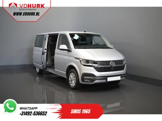 Volkswagen Transporter Volkswagen Transporter T6.1 2.0 TDI 150 pk DSG Aut. L2 DC Dubbel Cabine Highline BPM VRIJ! Adapt.Cruise/ LED/ 2xSchuifdeur/ Standkachel/ Carplay/ Stoelverw./ Camera - afbeelding nr 8