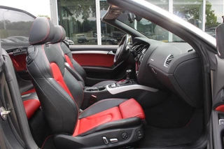 Audi A5 Audi A5 Cabriolet 1.8 TFSI Sport Edition NL Auto! / Leder / Nekverwarming / 19'' / B&O / Elektr. stoelen / Navigatie / DAB / Stoelverwarming - afbeelding nr 13