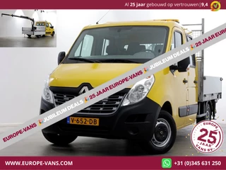 Renault Master T35 2.3 dCi 130pk E6 L2H1 D.C. Open Laadbak + HIAB 013T Kraan 12-2016