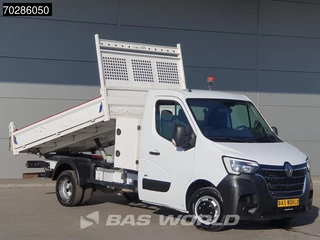 Renault Master Renault Master 145PK Kipper met Kist Dubbellucht 3,5t Trekhaak Navi Airco Cruise LED Euro6 Tipper Benne Kieper 2m3 Airco Trekhaak Cruise control - afbeelding nr 3