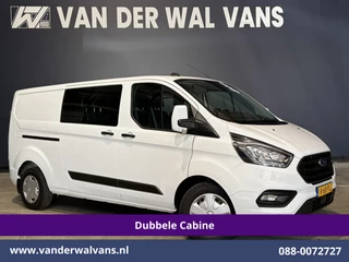 Ford Transit Custom 2.0 TDCI 130pk L2H1 Dubbele Cabine Euro6 Airco | 6-Zits | Camera | Navigatie | LED | Apple Carplay