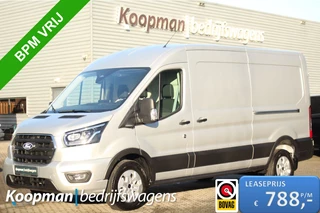 Ford Transit L3H2 Limited | Automaat | L+R Zijdeur | 360° Camera | Adap. Cruise | Carplay/Android | Lease 788,- p/m - afbeelding nr 1