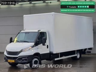 Iveco Daily 72C18 3.0L Automaat Laadklep 180PK Dubbellucht Bakwagen Airco Cruise Euro6 Meubelbak Koffer Airco Cruise control