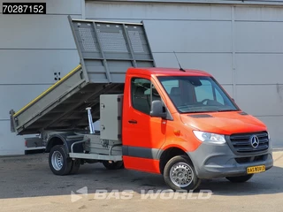 Mercedes-Benz Sprinter Mercedes Sprinter 514 CDI Kipper met Kist Dubbellucht 3,5t Trekhaak Airco Cruise Euro6 Tipper Benne Kieper 2m3 Airco Trekhaak Cruise control - afbeelding nr 6