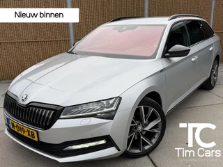 Škoda Superb Combi 1.4 TSI iV Sportline Business Automaat | Trekhaak uitklapbaar | Rondomzicht camera | DAB | Navigatiesysteem groot | LED verlichting | Cruise control adaptief | Canton HiFi | Voorruitverwarming | Stoelverwarming voor+achter