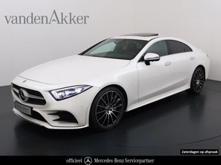 Mercedes-Benz CLS 450 4Matic AMG // Burmester // 360 Camera // Sunroof // Trekhaak // 20 inch // Designo White // Distronic