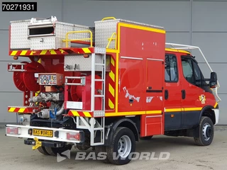 Iveco Daily Iveco Daily 70C17 4x4 Achleitner Firetruck Brandweerwagen AWD Allrad Camper 1200liter Airco Dubbel cabine Trekhaak Cruise control - afbeelding nr 5