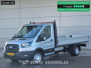 Ford Transit Ford Transit 165pk Open laadbak Dubbellucht Pritsche Trekhaak Airco Cruise Camera 3m3 Airco Trekhaak Cruise control - afbeelding nr 1