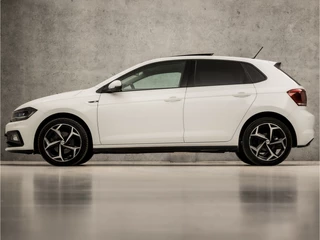 Volkswagen Polo Volkswagen Polo 1.0 TSI R-Line Sport (SCHUIFDAK, VIRTUAL COCKPIT, APPLE CARPLAY, GROOT NAVI, CLIMATE, SPORTSTOELEN, LED KOPLAMPEN, PARKEERSENSOREN, GETINT GLAS, NIEUWE APK, NIEUWSTAAT) - afbeelding nr 2