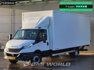 Iveco Daily 70C21 3.0L 1000KG Laadklep Luchtvering Automaat 210PK Bakwagen Dubbellucht Airco Cruise Camera Euro6 Meubelbak Koffer Airco Cruise control