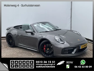 Porsche 911 Cabrio 3.0 Carrera 4 S 992 Sportchrono+ 14-weg orig.NL Achatgrau perfecte configuratie