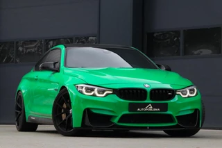BMW M4 4-serie Coupé Competition Headup 360View Keramisch Carbon Interieur Signal Green individual 43000km BJ2018