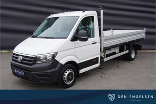 Volkswagen Crafter 180pk Dubbellucht 3-Zijdige kipper Trekhaak Navigatie Apple Airco carplay Tipper