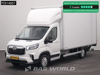 Maxus eDeliver9 100% Elektrisch 65kWh Dhollandia Laadklep Bakwagen Camera Snelladen CarPlay LED Airco Cruise Meubelbak Koffer Airco