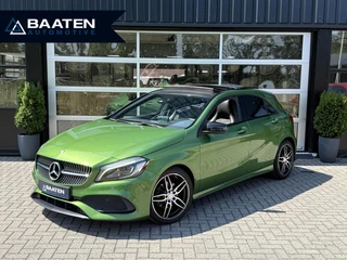 Mercedes-Benz A-Klasse 180 AMG Line *Elbaitgruen* 1e eig |Pano|Camera|Dodehoek|Trekhaak