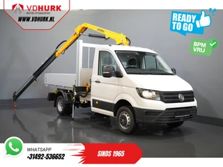 Volkswagen Crafter Volkswagen Crafter 50 165 pk Effer 352S Kraan/ Crane/ Kran/ Autokran/ PTO/ Open laadbak/ Dubbel Lucht - afbeelding nr 33