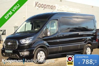 Ford Transit L3H2 Limited | Automaat | L+R Zijdeur | 360° Camera | Adap. Cruise | Carplay/Android | Lease 788,- p/m - afbeelding nr 1