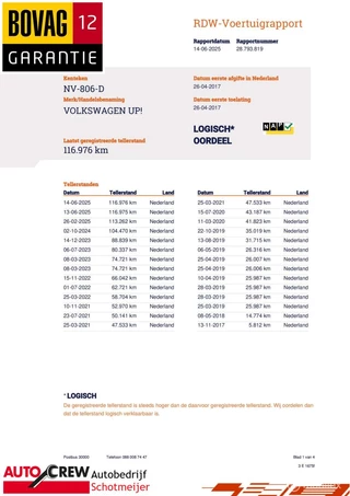 Volkswagen up! Volkswagen Up! 1.0 BMT up! beats - afbeelding nr 28