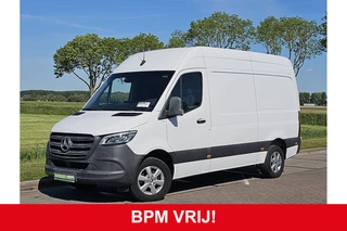 Mercedes-Benz Sprinter L2H2, automaat, LED, mbux, navi, airco, LMV, wit, 148 dkm. - afbeelding nr 1