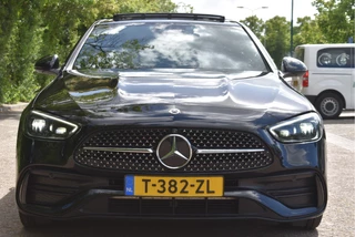 Mercedes-Benz C-Klasse Mercedes-Benz C-Klasse 200 AMG Line | NL-Auto | Open dak | HUD | 360 gr.camera | Trekhaak | Keyless | Mem.stoelen | Full LED | Vol - afbeelding nr 5