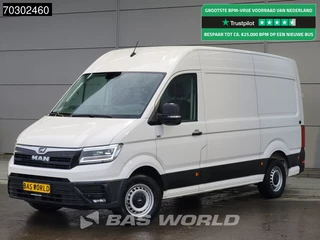 MAN TGE 3.140 Elektrisch 115km WLTP 35,8kWh LED Navi Airco Cruise Camera Parkeersensoren v+a Airco Cruise control