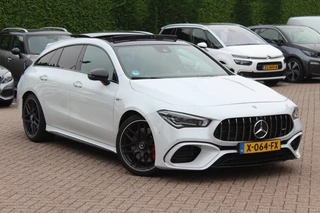 Mercedes-Benz CLA Mercedes-Benz CLA Shooting Brake AMG 45 S 4MATIC+ Premium Plus / Panoramadak / 360Camera / Sportuitlaat / Schaalstoelen / Burmester / DAB / Dodehoek / Matrix LED / Memory seats / Navigatie - afbeelding nr 1