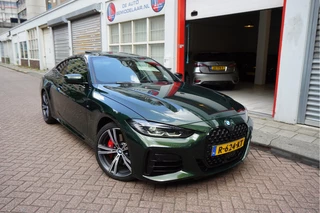 BMW 4 Serie BMW 4 Serie Coupé 440i xDrive High Executive | M-SPORT | SAN REMO GRUN | Panoramadak | Harman Kardon | Head Up Display | Adaptieve demping | APPLE CarPlay | 360 graden Camera - afbeelding nr 7