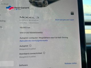 Tesla Model 3 Tesla Model 3 Long Range AWD 75 kWh DUAL MOTOR AWD KM 119002 - afbeelding nr 13