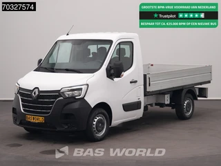Renault Master 135PK Open Laadbak LED Airco Cruise Euro6 Pritsche Pickup Open Box Airco Cruise control