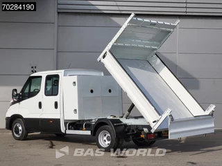 Iveco Daily Iveco Daily 35C14 Kipper met Kist Dubbel Cabine Dubbellucht 3,5t Trekhaak Airco Cruise Euro6 Kieper Tipper Benne 2m3 Airco Trekhaak Cruise control - afbeelding nr 3