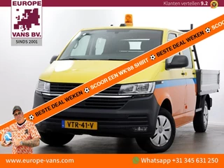 Volkswagen Transporter T6.1 2.0 TDI 110pk L2H1 D.C. Open Laadbak Airco/Carplay 03-2023