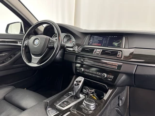 BMW 5 Serie Aut. *PANO | LUXURY-LEATHER | HEAD-UP | BI-XENON | MEMORY-PACK | HIFI-SOUND | HEATED-COMFORT-SEATS | NAVI-FULLMAP | CRUISE | TOWBAR | SHIFT-PADDLES | LANE-ASSIST | ECC | PDC | 18''ALU* - afbeelding nr 7