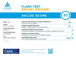 Tesla Model 3 | Panoramadak | Lichtmetalen velgen  Soh (batterijtest ) 94,31% score - afbeelding nr 25