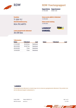 Kia Picanto Kia Picanto 1.0 DPi 67pk ComfortLine NL-Auto NAP BTW Airco Cruise CPV El. Ramen 1e Eigenaar - afbeelding nr 24