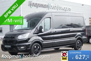 Ford Transit L3H2 Limited | Automaat | L+R Zijdeur | Camera V+A | Parkeerassistent | Trekhaak | Lease 627,- p/m - afbeelding nr 1