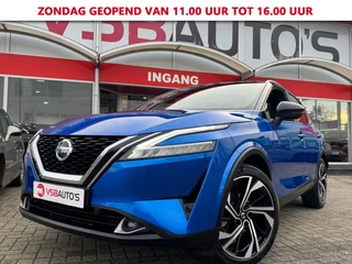Nissan QASHQAI 1.3 MHEV AUT. 158PK TEKNA+ BOSE LEER PANO-DAK NAVI CAMERA CARPLAY MEMORY MASSAGE LMV PDC