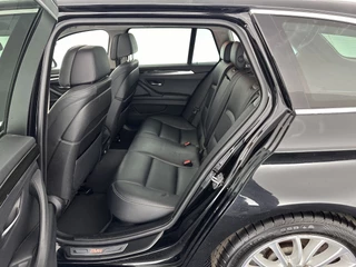 BMW 5 Serie Aut. *PANO | LUXURY-LEATHER | HEAD-UP | BI-XENON | MEMORY-PACK | HIFI-SOUND | HEATED-COMFORT-SEATS | NAVI-FULLMAP | CRUISE | TOWBAR | SHIFT-PADDLES | LANE-ASSIST | ECC | PDC | 18''ALU* - afbeelding nr 9