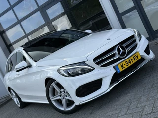 Mercedes-Benz C-Klasse Mercedes C-klasse Estate 180 AMG Sport AUT / PANO / 360 /LED - afbeelding nr 2