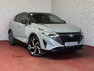 Nissan QASHQAI 1.3 MHEV 160PK 4CILINDER 1800KG TREKVERM TEKNA PLUS BOSE 2-TONE 20''LMV LEER ALCANTARA PANO MASSAGE BOSE STOEL/STUUR/RUIT VERW MATRIX.LED ELEK.KLEP HEADUP 20''LMV GOOGLE NAVI