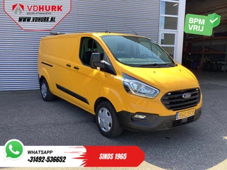 Ford Transit Custom Ford Transit Custom 340 2.0 TDCI 130 pk L2 EXPORT ONLY Schuifdeur 2x/ 2.8t Trekverm./ Carplay/ Stoelverw./ Camera/ Trekhaak - afbeelding nr 1