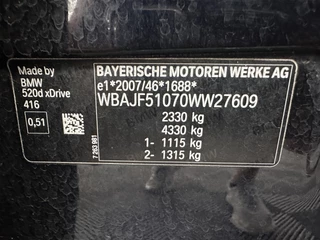 BMW 5 Serie BMW 5 Serie 520d xDrive High Executive Aut. *PANO | FULL-LEATHER | FULL-LED | HEAD-UP | DIGI-COCKPIT | NAVI-FULLMAP | TOP-VIEW | MEMORY-PACK | ECC | PDC | CRUISE | 20''ALU | TOWBAR* - afbeelding nr 23
