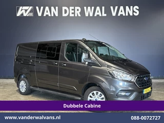 Ford Transit Custom 2.0 TDCI 170pk L2H1 Dubbele Cabine Euro6 Airco | 6-Zits | 2x zijdeur | Apple Carplay | LED | LM Velgen | Cruisecontrol