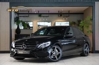 Mercedes-Benz C-Klasse 350 e AMG|Luchtvering|Night|Carplay|Leder