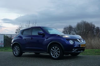 Nissan Juke Nissan Juke 1.2 DIG-T S/S Tekna | Ink Blue | Schuif-/Opendak/Leder/NAV/LED - Gaaf! - afbeelding nr 11