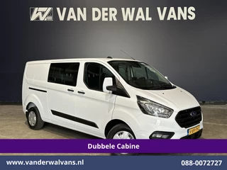 Ford Transit Custom 2.0 TDCI 131pk L2H1 Dubbele Cabine Euro6 Airco | 5-Zits | Camera | LED | 2800kg Trekhaak | Apple Carplay