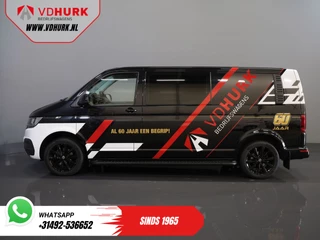 Volkswagen Transporter Volkswagen Transporter T6.1 2.0 TDI 150 pk DSG Aut. L2 DC Dubbel Cabine (DEMO) BPM VRIJ! Adapt. Cruise/ 2.5t Trekhaak/ NAVI/ Carplay/ PDC/ LMV/ Airco - afbeelding nr 10