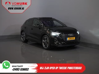 Audi Q4 e-tron 40 77kWh 523 km WLTP S-Line/ Pano/ Leder/ Keyless/ Virtual Cockpit/ Stoelverw./ Elek.Klep/ 20" LMV/ Climate/ PDC