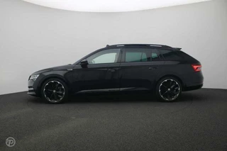 Škoda Superb Skoda Superb Combi 1.4 TSI 218 PK iV Sportline Business Panoramadak Trekhaak Matrix LED Rondomzicht Camera ACC Virtual Cockpit incl. BTW - afbeelding nr 6